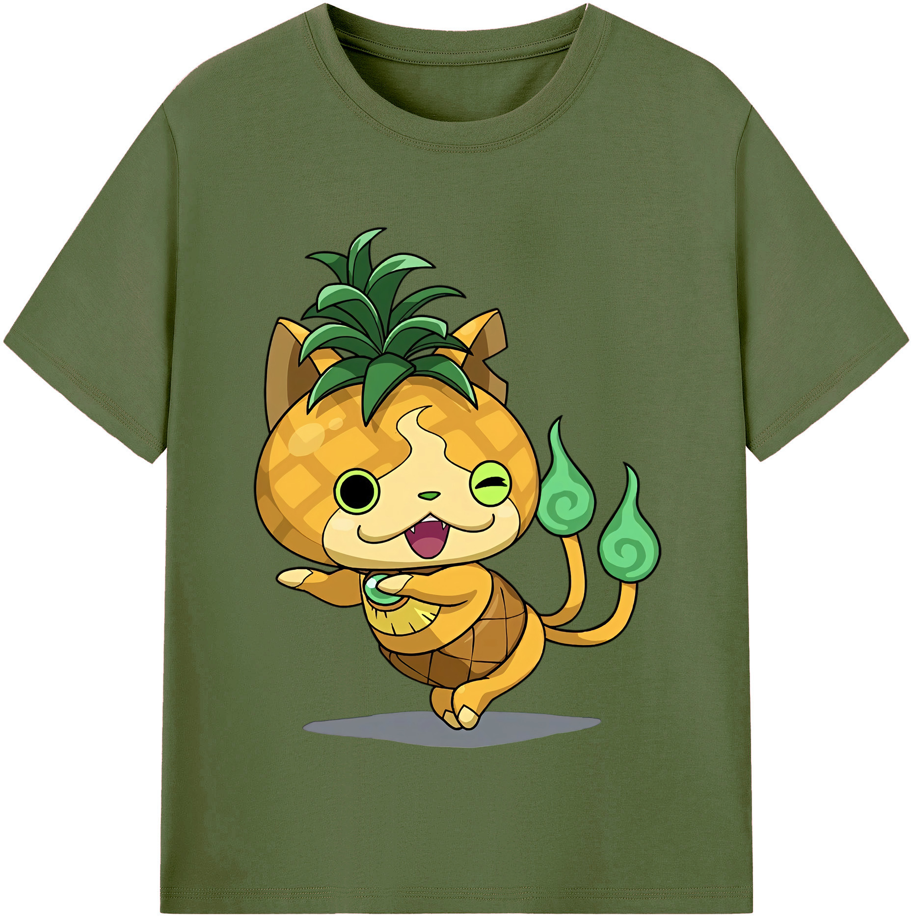 （画像用） 妖怪ウォッチ Yo-kai Watch 綿100％半袖Tシャツ（フロントプリント）